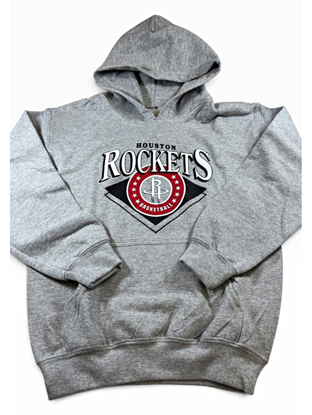 NBA Houston Rockets Gray Pullover Hoodie Sweatshirt, Youth S, Basketball NWOT